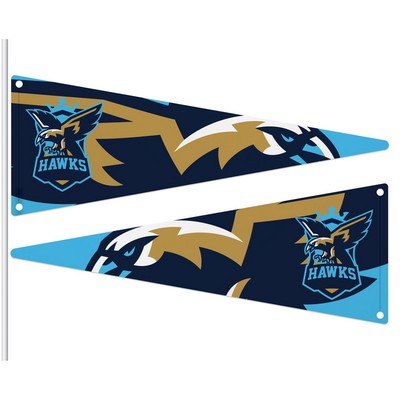 Flexible PVC Pennants Full Colour Double-Sided Imprint