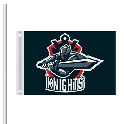 Flexible PVC Flags Full Colour Imprint One Side